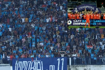 பெனால்டி ஷூட்டில் வென்ற இந்திய அணி! ஒருமித்த குரலில் ஒலித்த 'வந்தே மாதரம்' - வைரல் வீடியோ