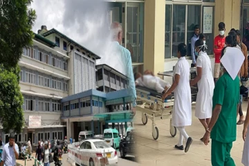 மின்விசிறி விழுந்து காயமடைந்த இரு மாணவர்கள் வைத்தியசாலையில் அனுமதி