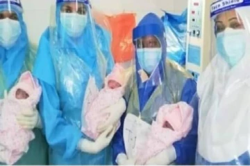 இலங்கையில் கொரோனா பாதித்த தாய்க்கு  ஒரே பிரசவத்தில் மூன்று  குழந்தைகள்!