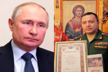 உக்ரைனின் பொதுமக்களை படுகொலை செய்த ராணுவ வீரர்களுக்கு விருது வழங்கிய புடின்!