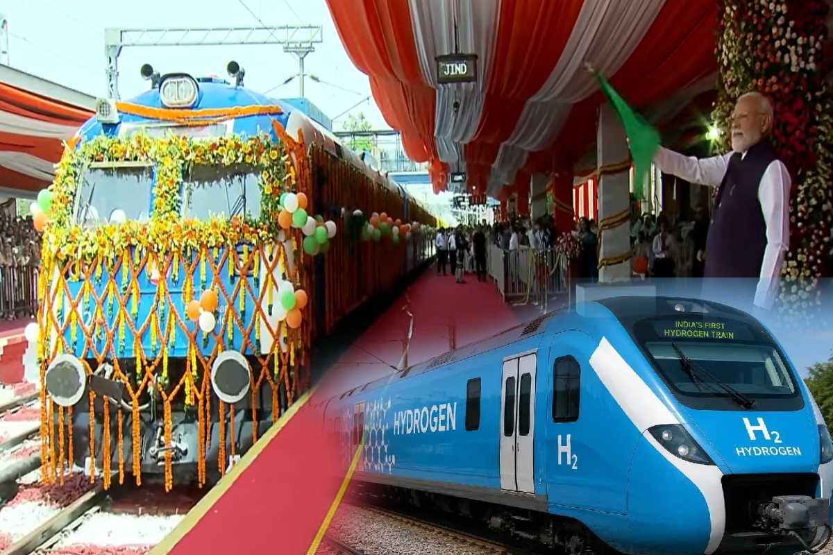 அமெரிக்கா, ஐரோப்பிய நாடுகளுக்கே டஃப் கொடுக்கும் இந்தியா; முதல் ஹைட்ரஜன் ரயில்! | India S First Hydrogen Train அமெரிக்கா, ஐரோப்பிய நாடுகளுக்கே டஃப் கொடுக்கும் இந்தியா; முதல் ஹைட்ரஜன் ரயில்! | India S First Hydrogen Train