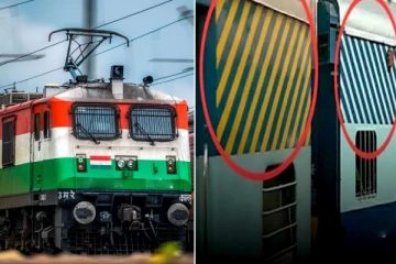 ரயில் பெட்டிகளில் இருக்கும் வெள்ளை, மஞ்சள் நிற கோடுகள் - என்ன அர்த்தம் தெரியுமா..?