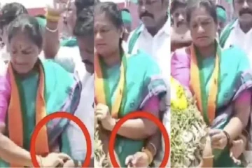 பொதுவெளியில் சசிகலா புஷ்பாவை சீண்டிய பாஜக வேட்பாளர்.., சர்ச்சையாகும் வீடியோ