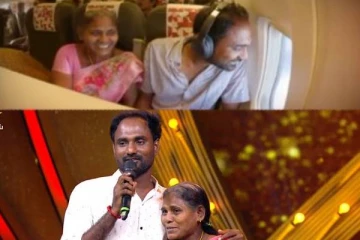 தனது அம்மாவுடன் சூப்பர் சிங்கர் புகழ் தினேஷ் முதல் விமான பயணம்- எமோஷ்னலான அழகான வீடியோ