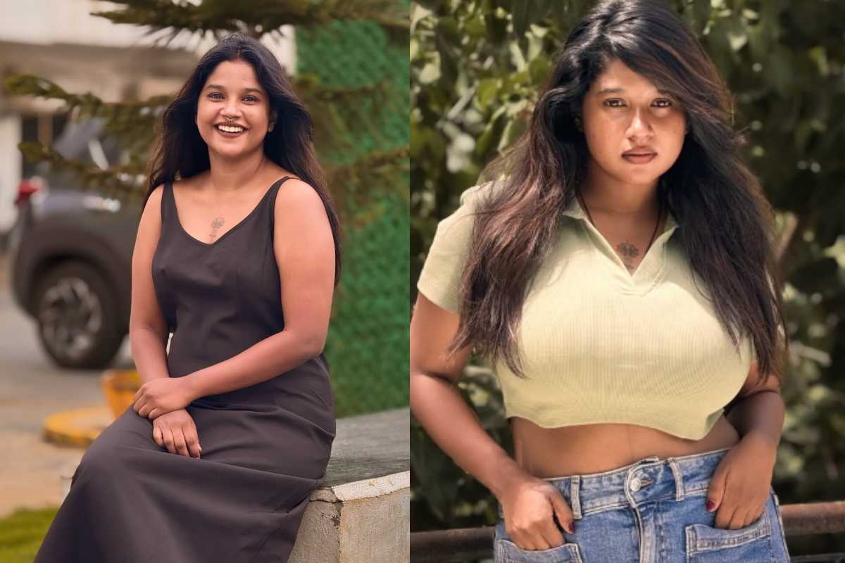 கழுத்துக்கீழ் டாட்டூ!! நடிகை கேப்ரியல்லா செல்லஸின் கிளாமர் போட்டோஷூட்... | Gabrella Sellus Recent Video Photos Post Viral