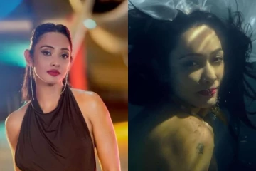 යුරේනි නොශිකා පූල් එකක බැහැලා කරපු දෙයක් නිසා... සමාජ මාධ්‍ය කැළඹෙයි..(PHOTOS)