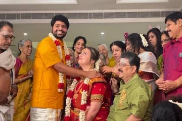 லஷ்மியாக மாறிய லாரா.. அமெரிக்க பெண்ணை கரம்பிடித்த தமிழக இளைஞர்