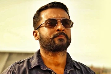கையில் மைக் உடன் நடிகர் சூர்யா..! நவரச படத்தில் இருந்து வெளியான சூப்பர் புகைப்படம் இதோ..
