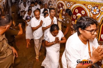 සිරි දළදා වන්දනාවේ දෙවන දිනය අදයි