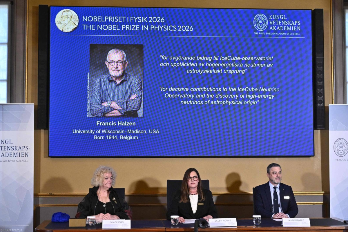 2026 இயற்பியலுக்கான நோபல் பரிசு அறிவிப்பு | Francis Halzen Won 2026 Nobel Prize In Physics 2026 இயற்பியலுக்கான நோபல் பரிசு அறிவிப்பு | Francis Halzen Won 2026 Nobel Prize In Physics