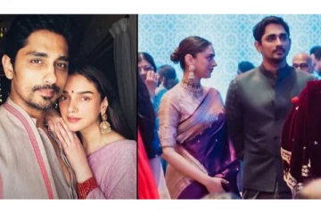 பிரபல நடிகர் நிச்சயதார்த்தம்: ஜோடியாக வந்து ஷாக் கொடுத்த சித்தார்த் - அதிதி!