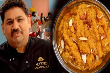 நாக்கில் வச்ச உடனே கரையும் பாதாம் அல்வா- Chef வெங்கடேஷ் பட் ரெசிபி இதோ!