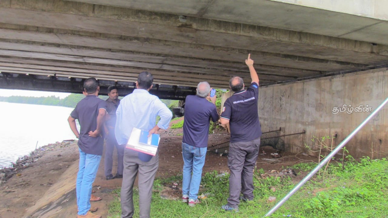 தமிழர் பகுதியிலுள்ள முக்கிய பாலம் குறித்து சர்வதேச அதிகாரிகளின் ஆய்வு நடவடிக்கை 4 Gallery