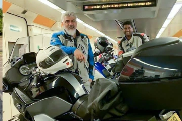 வெளிநாட்டில் பைக் ட்ரிப் செல்லும் அஜித் குமார்: வைரல் ஸ்டில்கள்