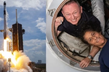 பூமிக்கு திரும்பவுள்ள சுனிதா வில்லியம்ஸ் ; விண்ணில் பாய்ந்த ஸ்பேஸ்எக்ஸ் ராக்கெட்