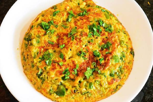 முட்டையே இல்லாமல் ஆட்லெட் செய்யணுமா? இனி இப்படி செய்து பாருங்க | How To Make Veg Omelette Recipe