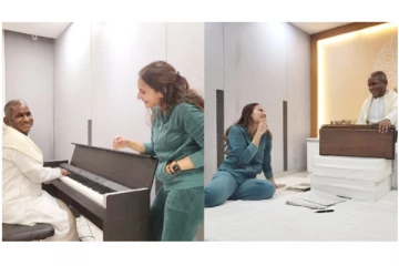 உன்னை நேசிக்கிறேன் இளையராஜா மாமா - வாழ்த்து கூறிய ஐஸ்வர்யா