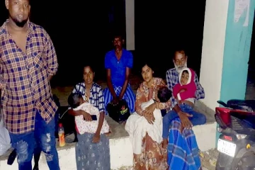 இலங்கையிலிருந்து மேலும் 8 பேர் அகதிகளாக தனுஷ்கோடியில் தஞ்சம் (Video)