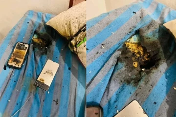 கையடக்க தொலைபேசி பயன்படுத்துவோருக்கு எச்சரிக்கை! நள்ளிரவில் வெடித்து சிதறிய பயங்கரம்