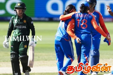 உலகக்கிண்ண ஆட்டத்தில் இந்திய அணி, பாகிஸ்தானிய மகளிர் அணியை தோற்கடித்தது.