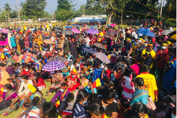 ஒற்றையாட்சிக்குட்பட்ட 13வது திருத்தச்சட்டத்திற்கு எதிராக மாபெரும் பேரணி (Photos) | Protest Monopoly Vavuniya Government
