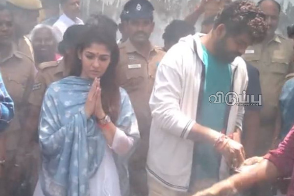 நயன்தாராவை சாமி கும்பிடக்கூட விட மாட்டீங்களா!! பத்திரிக்கையாளர்களால் கடுப்பாகி கும்பிட்ட விக்னேஷ் சிவன் | Vignesh Shivan Nayanthara Upset Cameraman Doing நயன்தாராவை சாமி கும்பிடக்கூட விட மாட்டீங்களா!! பத்திரிக்கையாளர்களால் கடுப்பாகி கும்பிட்ட விக்னேஷ் சிவன் | Vignesh Shivan Nayanthara Upset Cameraman Doing