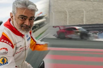 விபத்தில் நொறுங்கிய அஜித்தின் ரேஸ் கார்.., நூலிழையில் உயிர் தப்பிய வீடியோ வைரல்