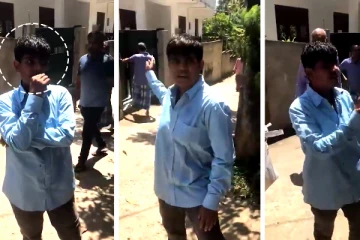 மக்களால் மடக்கி பிடிக்கப்பட்ட ஆண் போன்ற தோற்றத்தில் வந்த பெண்! வைரலாகும் காணொளி (Video)