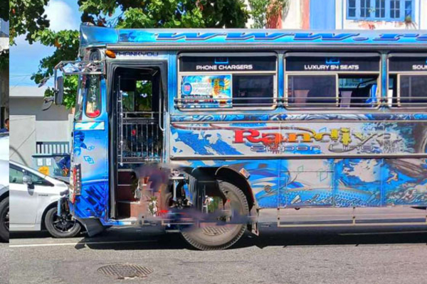 லொறி மற்றும் பேருந்துக்கிடையே சிக்கி நசுங்கிய கார் ; உயிரைக் காக்க தப்பி ஓடிய சாரதி | Car Crushed Between Bus And Lorry Driver Escapes