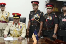 புதிய இராணுவ பதவி நிலை பிரதானியாக மேஜர் ஜெனரல் வசந்த மாதொல பதவியேற்பு!