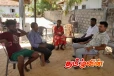 மணற்காட்டில் காணாமல் போன கடற்றொழிலாளரின் குடும்பத்தினரை சந்தித்த பருத்தித்துறை பிரதேச சபை தவிசாளர்
