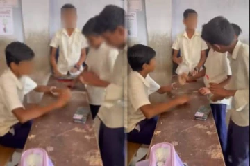 ஸ்கூல் பெஞ்சில் தாளம் போட்ட அரசு பள்ளி மாணவர்கள் - இணையத்தை கலக்கும் கல்வி அமைச்சரின் பதிவு!