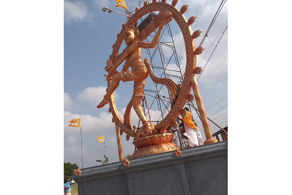 27 அடி உயரமான நடராஜரின் திருவுருவச்சிலை ஆனையிறவில் பிரதிஸ்டை!(Photo) | A 27 Feet Tall Statue Of Nataraja In Aniyaravu