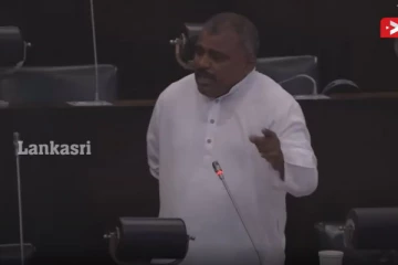 முள்ளிவாய்க்காலில் கொல்லப்பட்டவர்களை இலங்கை நாடாளுமன்றில் நினைவேந்திய கஜேந்திரன்!