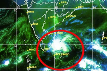 இலங்கையை அண்மித்த வளிமண்டலத்தில் தொடர்ந்தும் நிலைகொண்டுள்ள தாழமுக்கம்