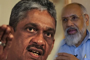 இலங்கையில் வாழ முடியாவிட்டால் இங்கிலாந்துக்கு ஓடுங்கள்: விக்கிக்குப் பொன்சேகா பதிலடி