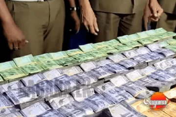 කලු පාට මල්ලක කෝටි ගාණක මුදලක්