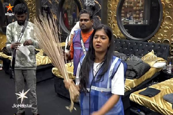 Bigg Boss 9: நீங்க சொல்ற படியெல்லாம் பண்ண முடியாது! எகிறிய பார்வதி... கொந்தளித்த சக போட்டியாளர்கள் | Bigg Boss 9 Tamil Today Promo 1 Parvathy Fight