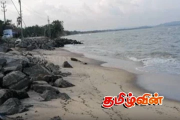 கிண்ணியா உப்பாறு கரையோரம் கடலரிப்பால் பாதிப்பு