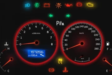 වාහනයේ Dashboard එකෙන් අඟවන අනතුරු සහ සංඥා.