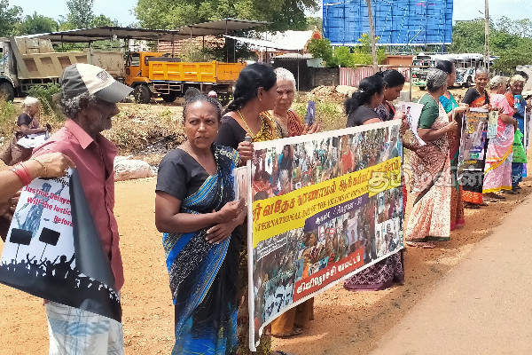 வலிந்து காணாமல் ஆக்கப்பட்டோரின் உறவுகளின் தொடர் போராட்டங்கள் (Photos) | Protest In Kilinochchi Missing Relatives
