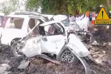 கொண்டாட்டம் முடிந்து காரில் சென்ற மாணவர்கள்..நெடுஞ்சாலையில் நேர்ந்த சோகம்