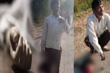 සිය ගැබිනි නැගණියගේ ගෙල කඳෙන් වෙන්වෙන්නම කැපූ සහෝදරයා හිසත් සමග සෙල්ෆි ඡායාරූපයකුත් අරන්..(PHOTOS)