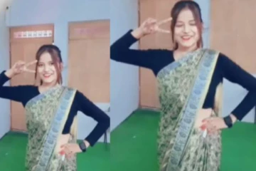 வகுப்பறையில் ஆசிரியர் போட்ட குத்தாட்டம்! துள்ளிக் குதித்து ஆடிய மாணவர்கள்