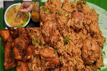 சாம்பார் சிக்கன் பிரியாணி - பத்தே நிமிடத்தில் செய்ய பக்காவான ரெசிபி