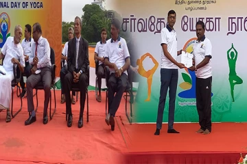 யாழில் 9ஆவது சர்வதேச யோகா தின செயற்றிட்டம் முன்னெடுப்பு (Photos)