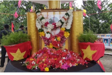 புளொட்டின் '33ஆவது வீரமக்கள் தினம்' இன்று  (படங்கள்)