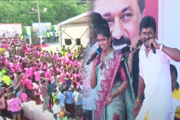 ஆண்களும் தான் ஓடுறோம்...நாங்க பெண்களும் தான் ஓடுறோம் - கலைஞர் நுாற்றாண்டு மாரத்தான் போட்டியை VIBE ஆக்கிய ராஜலட்சுமி