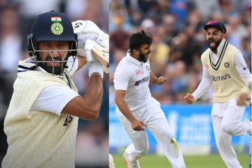 5-வது டெஸ்ட் 3-வது நாள்: புஜாரா அரைசதம்., நிலைமை இந்தியாவுக்கு சாதகம்