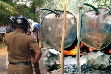 கிலாலியில் நீண்ட காலமாக இயங்கி வந்த கசிப்பு உற்பத்தி நிலையம் அழிக்கப்பட்டது